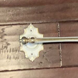 Elegant Gold and Silver Curtain Rod